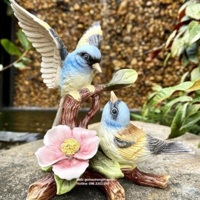 TƯỢNG SỨ ĐÔI CHIM XANH – HẠNH PHÚC LỨA ĐÔI